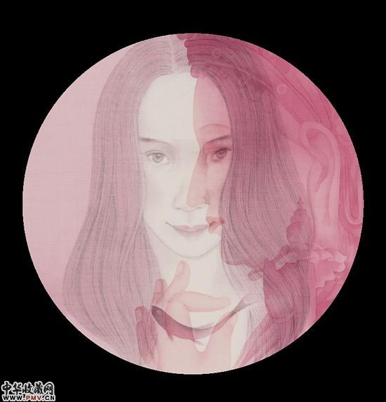 2015赵东40x40 觉▪泓。 绢本