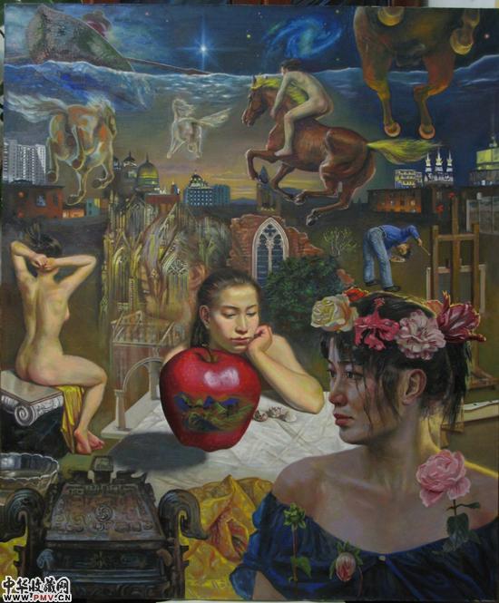 日光之下2006布面油画117×98cm