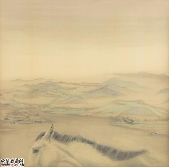 李关关 二分之一回，绢本设色，2015年