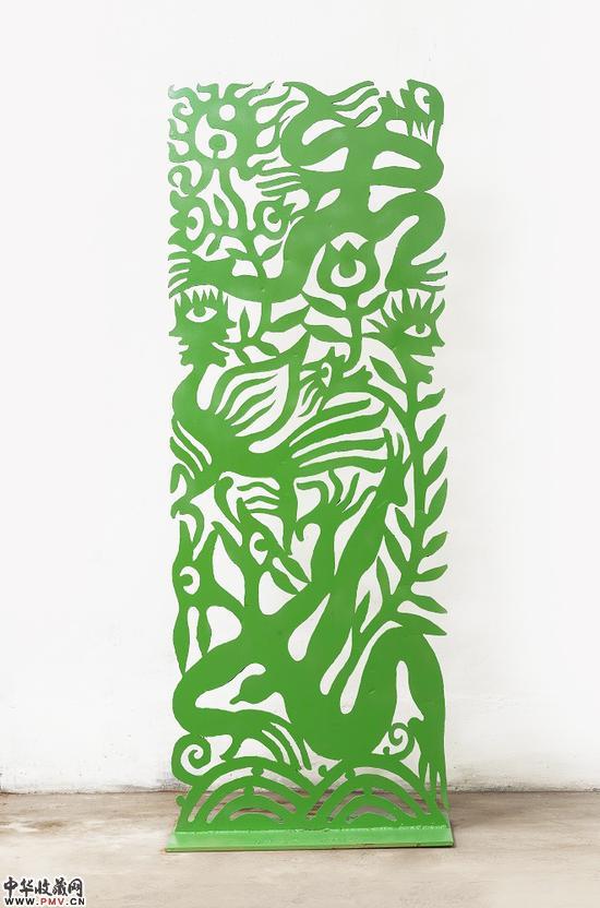 创世纪2，2016年，铁雕，250x75x75cm