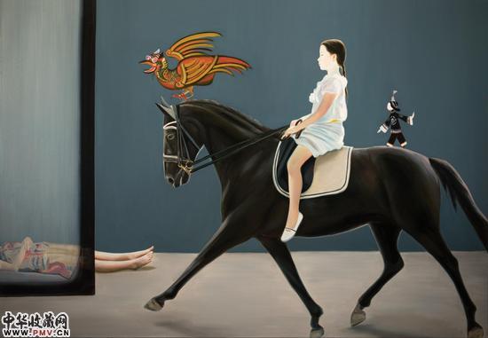 10图十徐海鹰 《曾今系列006》,110x160cm，布面油画，2016