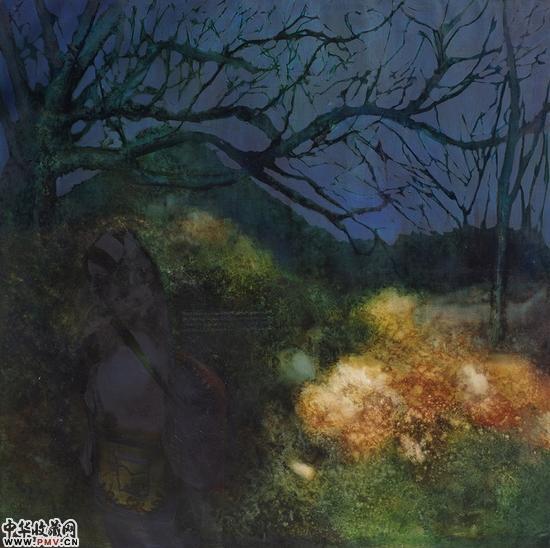 《暮色》     150x150cm         布面油画      2016