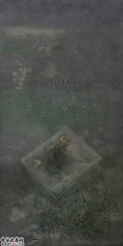 《路同归不同》布面油画  180×80cm 2016年