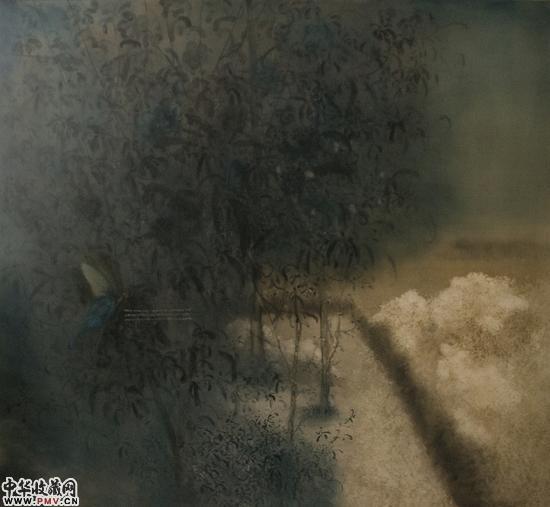 《轻舞飞扬在远方的天空》200x180cm  2016