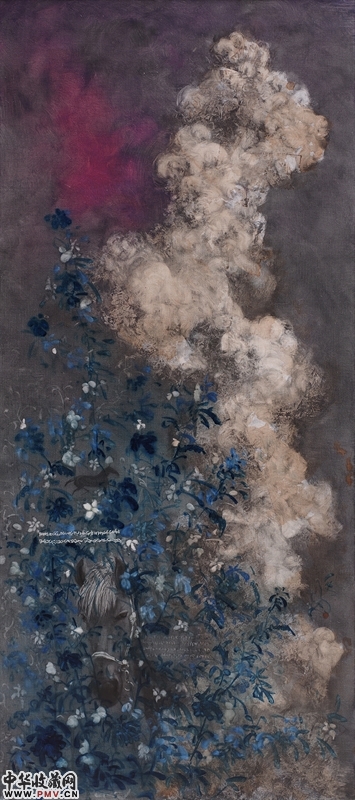 《以梦为马》180x80cm 布面油画 2015