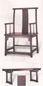 2001年 紫檀大画案配紫檀扶手椅(1套)