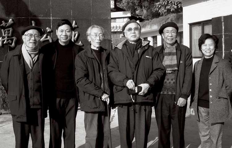 与于风、杨之光、陈金章、梁世雄诸老师