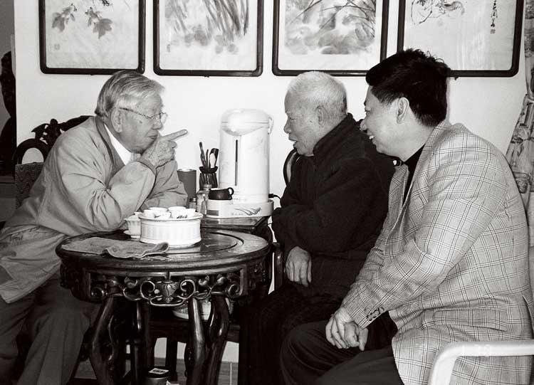 与父亲拜访王兰若老师