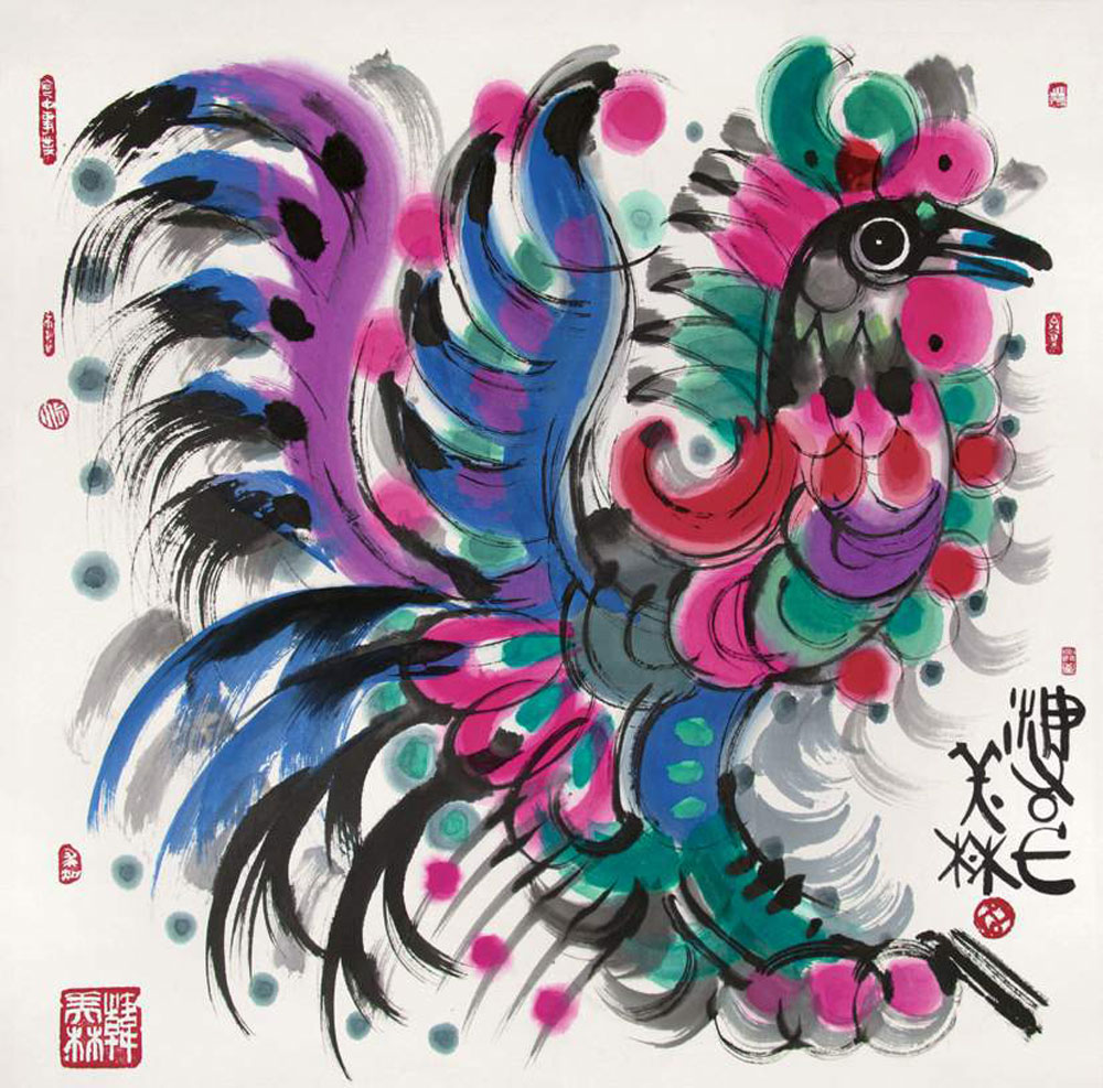 韩美林国画作品23