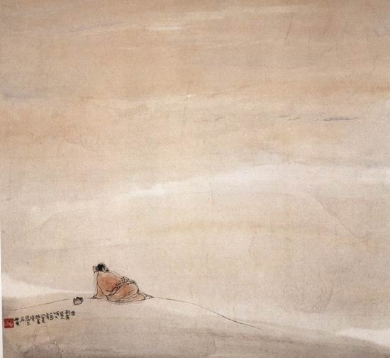 坐到黄昏人悄悄
