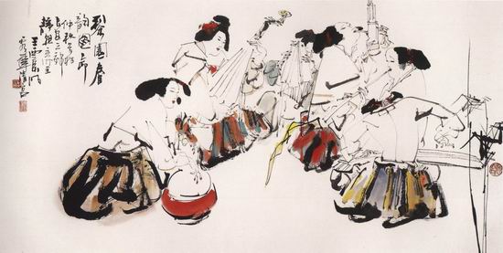 梨园春韵图