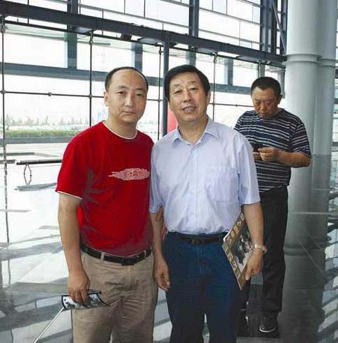 2007年在崔猛中国书法传奇国画展上