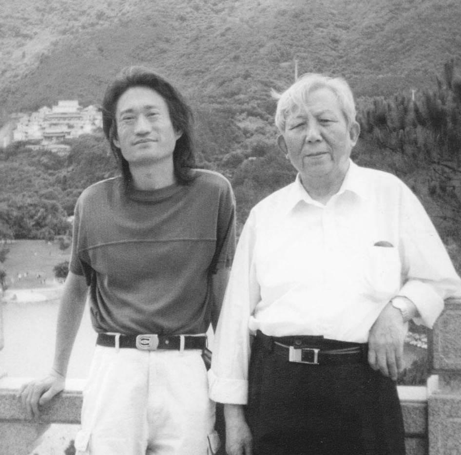 与鲁迅美术学院老院长、美术教育家王盛烈先生在深圳