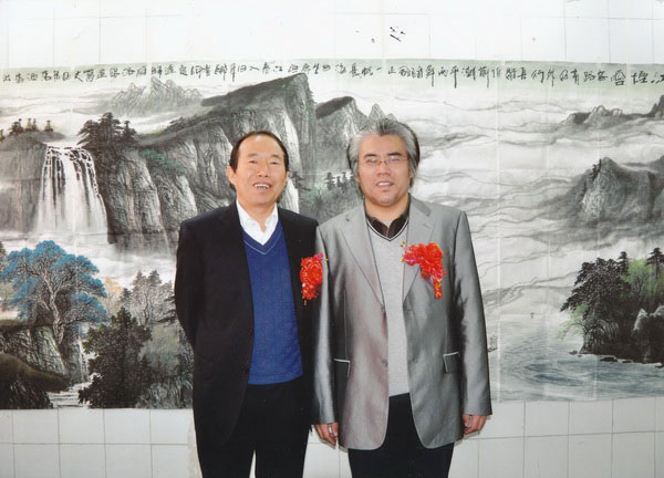 张孝勇与榆林政协秘书长张万英合影