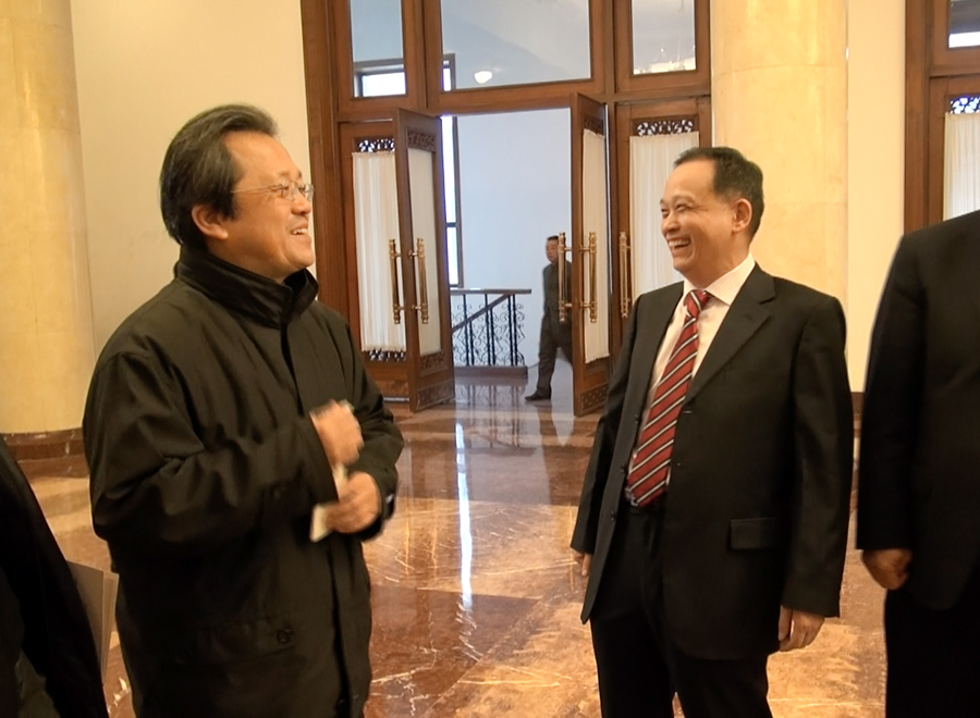 君寿与中国文联副主席冯远先生