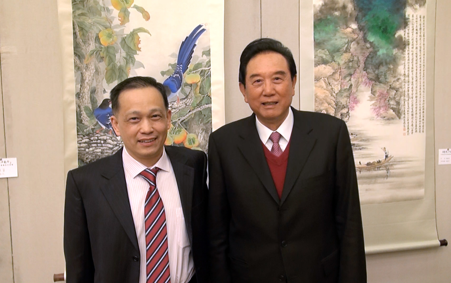 君寿与原海峡两岸关系协会会长陈云林先生