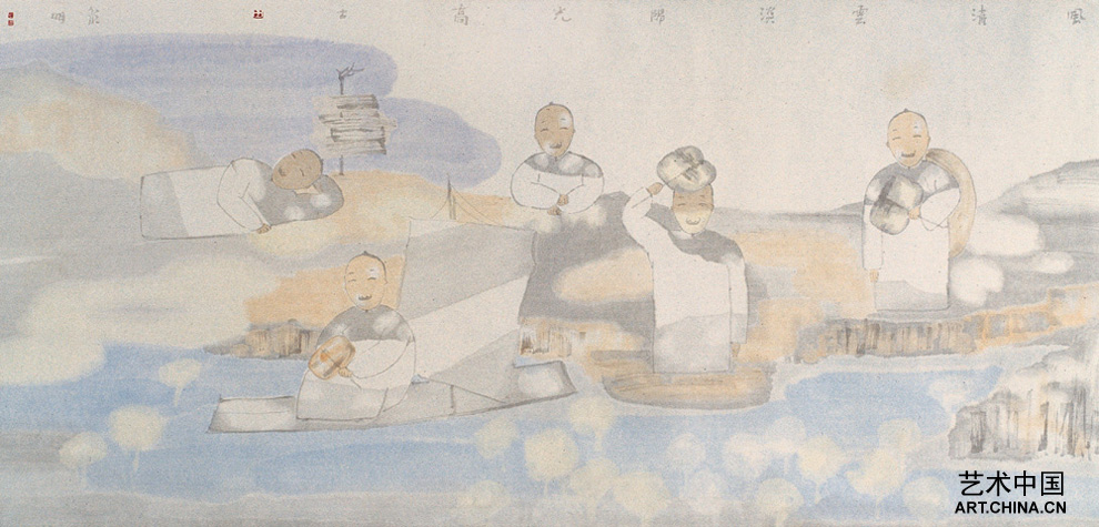 《阳光高士图》