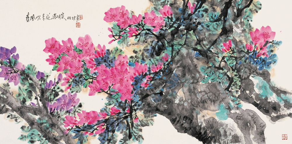 花卉 镜心    