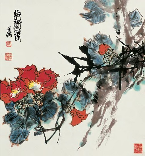 故园春 立轴   