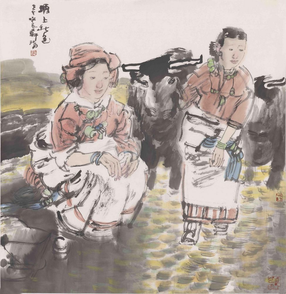 塬上秋色 