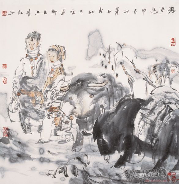 张江舟艺术作品