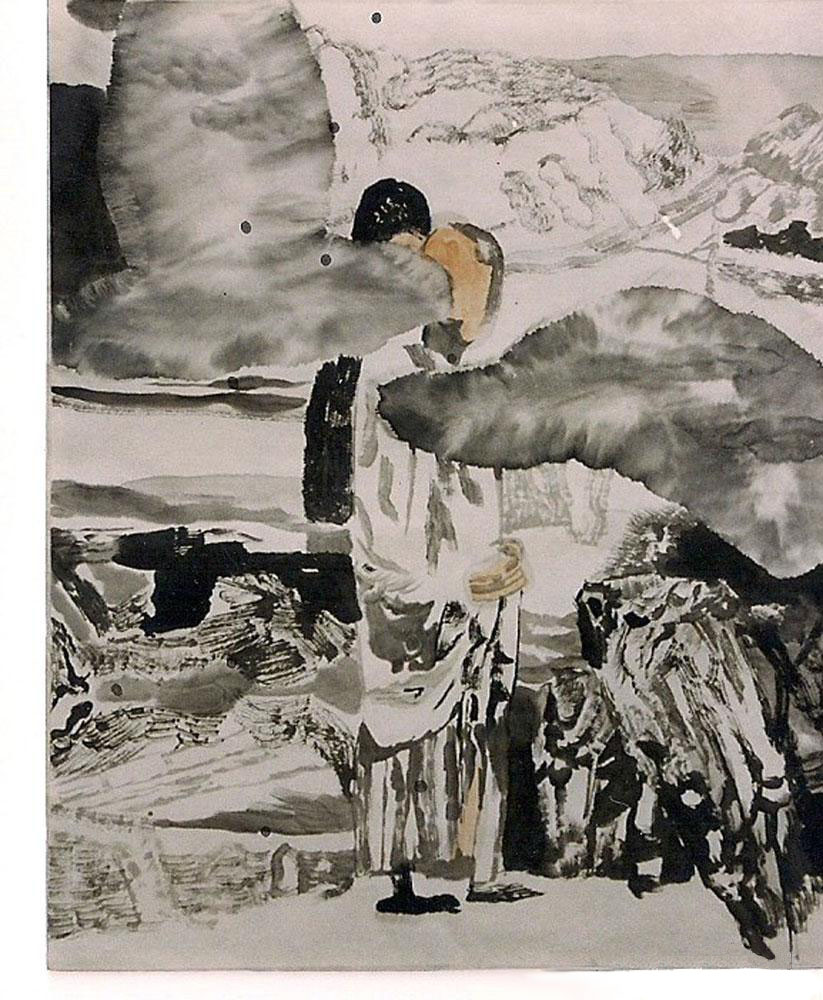 水墨小品 作品材质：宣纸水墨设色