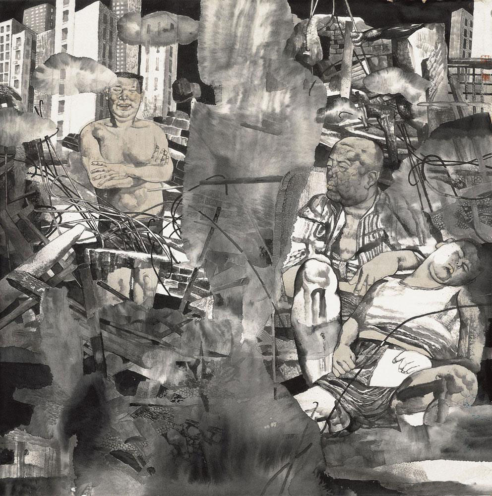 京西六月 作品材质：宣纸水墨设色