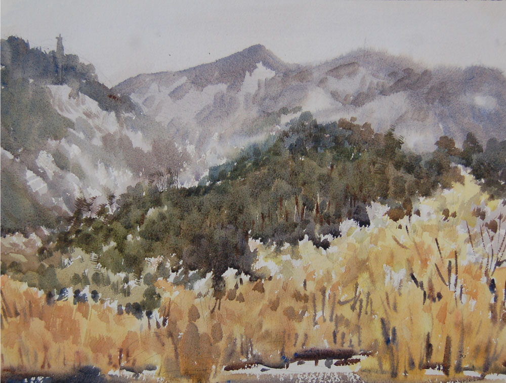 远眺南岳