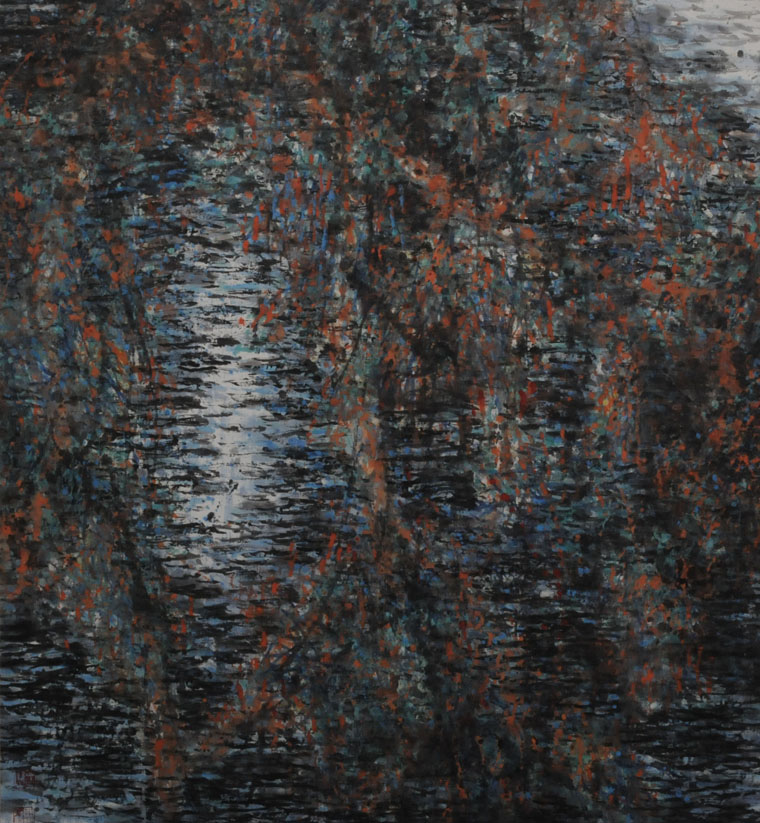 《秋水》96*89CM 1995