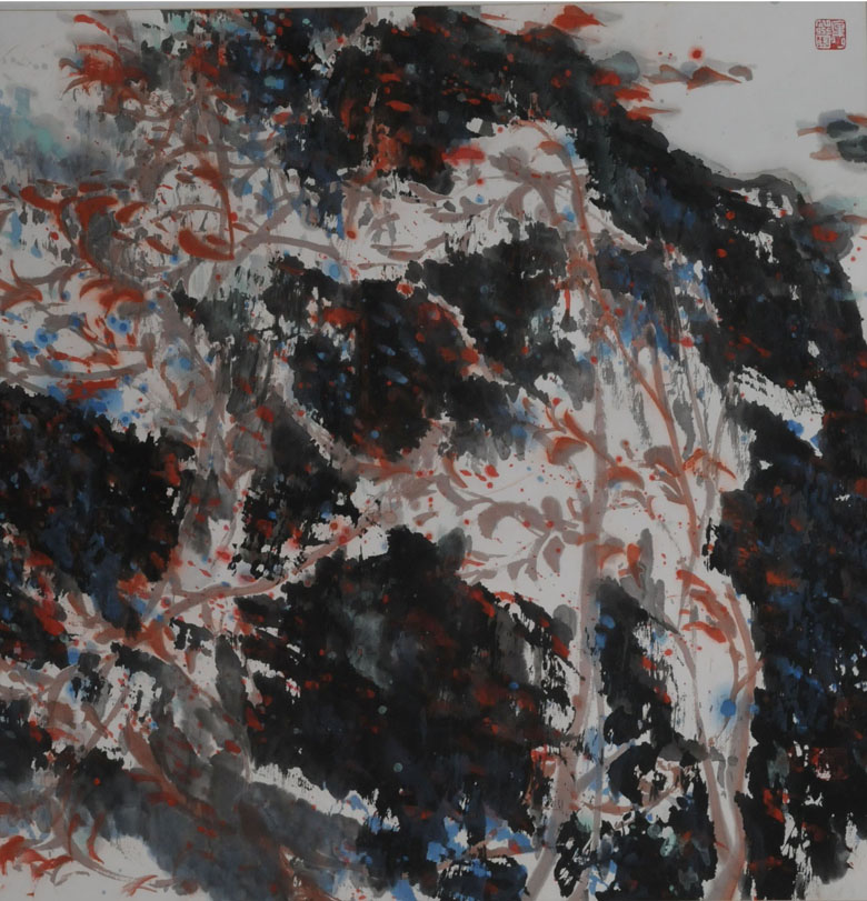 《秋树》69*53CM 1993