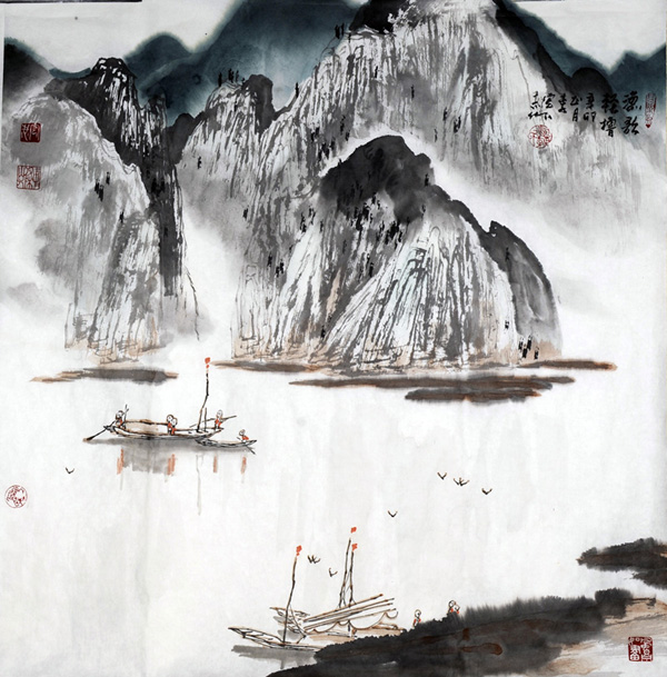 渔歌轻橹