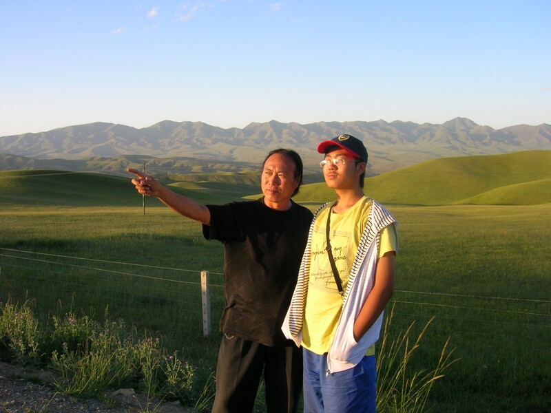 和家人在一起
