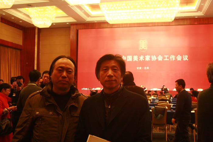 与范迪安先生合影中美协副主席中国美术馆馆长