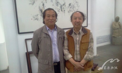 郭子昂与李世南在琉璃厂精舍