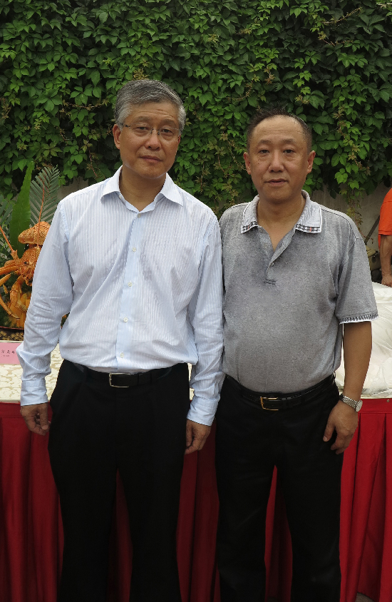 2013/8/19，在万荷堂与陈履生先生