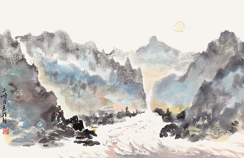 三峡月色 