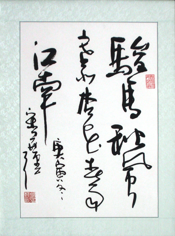 骏马秋风塞北 杏花春雨江南