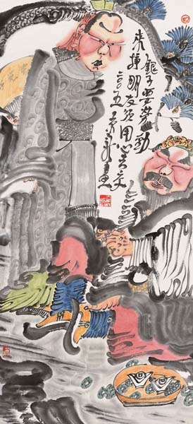 周京新国画作品28