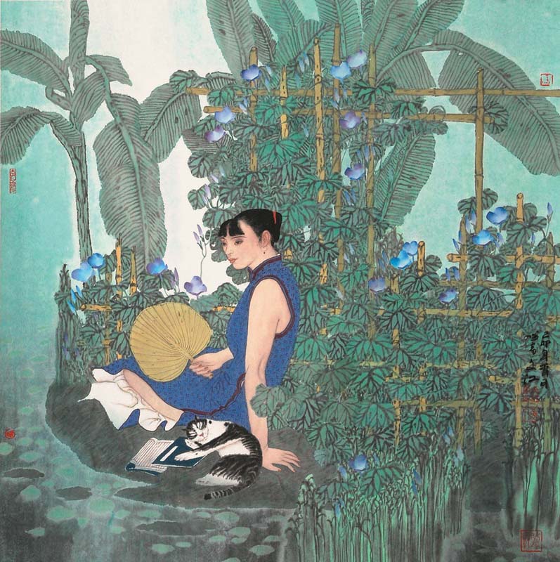 于文江国画作品27