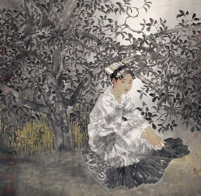 于文江国画作品28