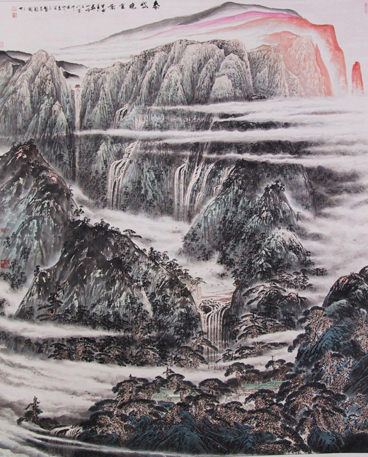 泰山晓云