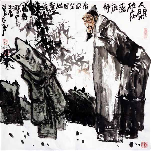 人闲桂花落