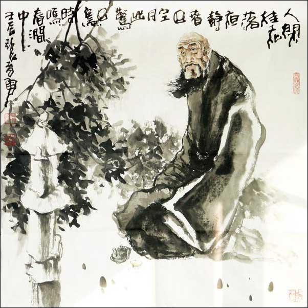 人闲桂花落