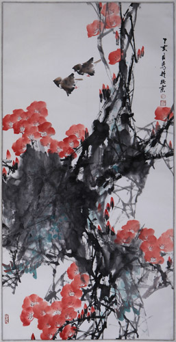 翠羽游夏 