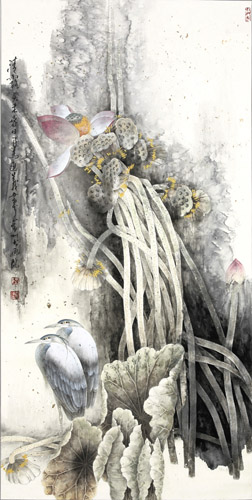 碧池清影