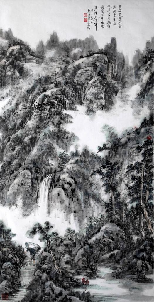 虚谷栈道松涛鸣