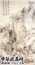 明唐寅　春山伴侣图