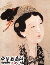 明唐寅　嫦娥执桂图