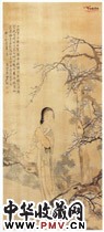 清沙馥　梨花仕女图