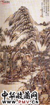 近现代吴徵　树色山光图轴